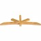Ekena Millwork Alberta Rough Sawn Timber Gable Bracket, Western Red Cedar, 84"W x 28"H x 4"D x 4"F, 8/12 Pitch GBW084X28X0404ALB00RWR - alternate 5